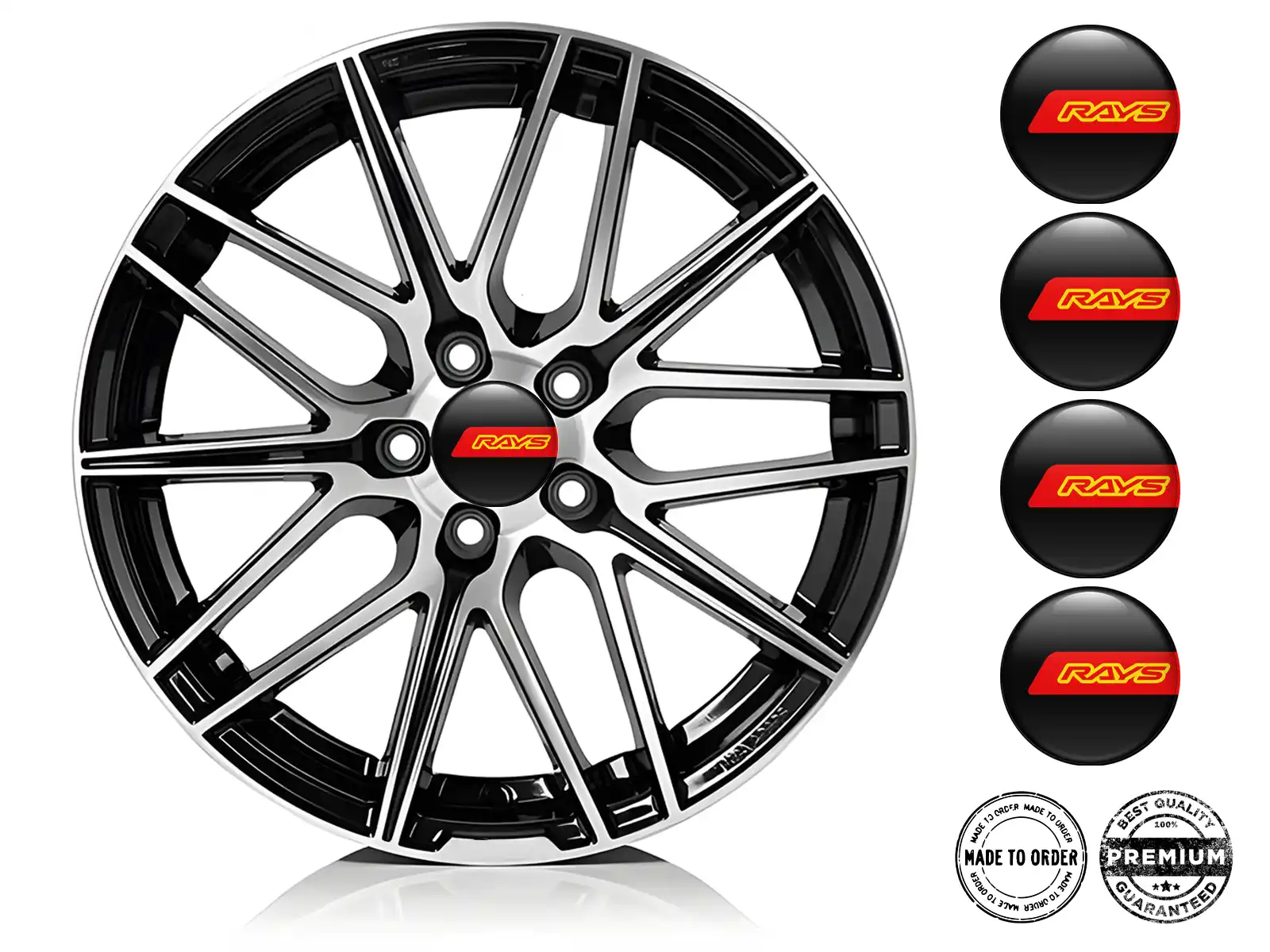 Rays Decal Rims Version Silicone Sticker Upgrade